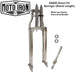 An image of a Chrome Springer Kit For Yamaha XS650 stock length by Moto Iron®.