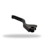 A 1FNGR black handle with a black finish on a white background. (Matching to Billet Brake Lever - Black - Dyna/Softail/Sportster)