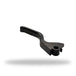 A 1FNGR black handle with a black finish on a white background. (Matching to Billet Brake Lever - Black - Dyna/Softail/Sportster)