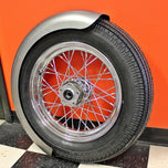 TC Bros. motorcycle fenders are made of steel and designed in vintage style for a heavy-duty look.