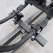 A motorcycle with a DIY Motorcycle Frame Jig Kit By Chop Source (Great for Chopper and Bobber Frame Building) attached to it.