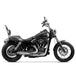 A black Two Brothers motorcycle with a racing experience on a white background.