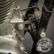 A set of Hughs HandBuilt XS650 Motor Mount Kit (74-Up) bolts, nuts, and washers for a motorcycle chassis.