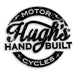 A set of Hughs HandBuilt XS650 Motor Mount Kit (74-Up) bolts, nuts, and washers for a motorcycle chassis.
