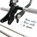 A TC Bros. Harley Dyna Forward Controls Kit for 1991-2017 Models, including a handlebar and bolts, made in the USA.