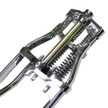 The Moto Iron® Wishbone Springer Front End +6" Length Chrome fits Dyna 1991-17 & Sportster 04-up is a high quality option for Dyna 1992-2017 & Sportster 2004-Newer.