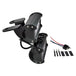 A pair of black TC Bros. LED lights with wires attached, suitable for Harley Davidson motorcycles.