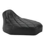 TC Bros. Hardtail Rigid Mount Solo Seat Black Diamond, with diamond stitching style.