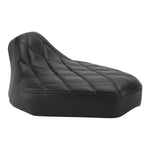TC Bros. Hardtail Rigid Mount Solo Seat Black Diamond, with diamond stitching style.