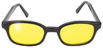 Lightweight design KD's Sunglasses-Yellow with yellow lenses.