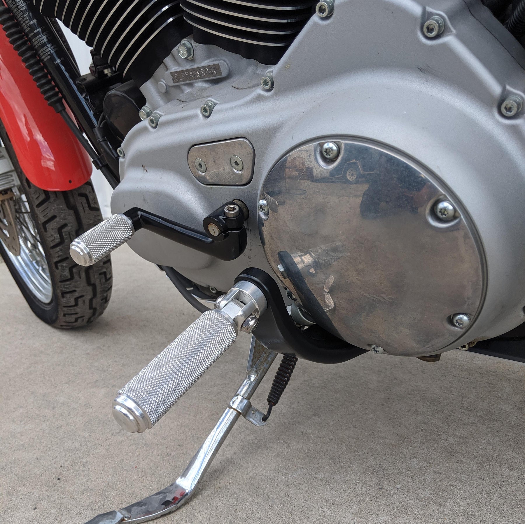 Mid Controls Motorcycle TC Bros. Mid Controls Kit for 2004-2013 Harley-Davidson Sportster