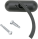 An Arlen Ness Mini Oval Mirror -Black Right door handle with a screw and bolt, perfect for custom applications.