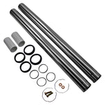 A set of TC Bros. fork tubes with a hard chrome finish and the appropriate fitment for a FXD/FXDWG Dyna Wide Glide motorcycle.