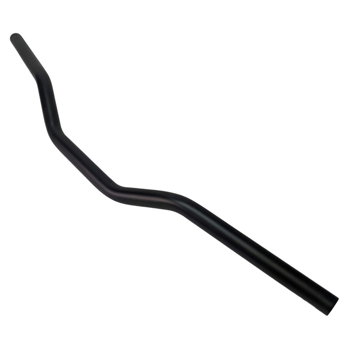 A black TC Bros. 1" Tracker Low Handlebar on a white background.