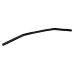 The TC Bros. 1" Tracker Handlebar, in black, features a slight rise and gentle backward sweep, shown isolated on a white background.