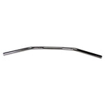 A TC Bros. 1" Tracker Low Handlebars - Chrome with a chrome finish on a white background.