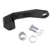 A black TC Bros. mounting bracket for TC Bros. 2006-2007 Harley Dyna Rear Axial Brembo Bracket 12.6in Rotor motorcycles with bolts and nuts.