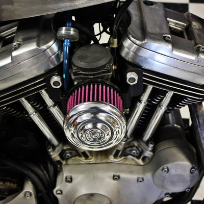 TC Bros. Ripple Polished Air Cleaner S&S Super E & G Carbs