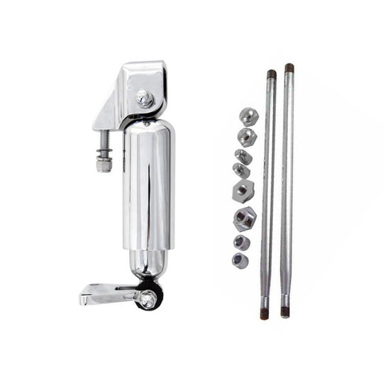 Three Moto Iron Springer shock kits are displayed vertically under "Standard and Wishbone Springer Shock," featuring the Moto Iron Springer Ride Control Shock Kit for Moto Iron Standard and Wishbone Springers.