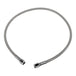 Two Goodridge Universal AN-Type Brake Lines—one silver, one black—with stainless steel braided hoses and threaded connectors are coiled together on a white background, suitable for hydraulic and brake fluid applications.