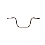 A TC Bros. 1" Springer Apes Handlebars - 8" Chrome motorcycle handlebar on a white background.