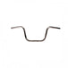 A TC Bros. 1" Springer Apes Handlebars - 8" Chrome motorcycle handlebar on a white background.
