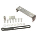 A set of TC Bros. King & Queen Seat Mounting Kit mount bolts and washers for a metal bracket.