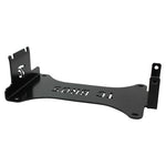 The TC Bros. Engine Stand fits 1957-2003 Harley-Davidson Sportster and 1987-2002 Buell models, featuring a black metal bracket with "TC BROS" cutout and four upright tabs for secure engine support during maintenance.
