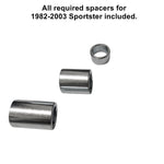 The Moto Iron® 18” × 2.5” Rear Scrambler Wheel for 1973-2003 Harley-Davidson Big Twin and Sportster features chrome spokes, a central hub, and visible valve stem, beautifully displayed against a white background.