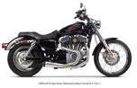 This Two Brothers 2 into 1 Stainless Exhaust System is designed for Harley Sportster models, providing optimal performance.