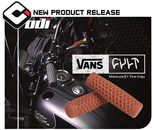 Vans + Cult Motorcycle Grips - 1" Brown