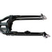 The Moto Iron® Vintage Springer Front End Stock Length Black is a bolt-on installation for Harley Davidson.